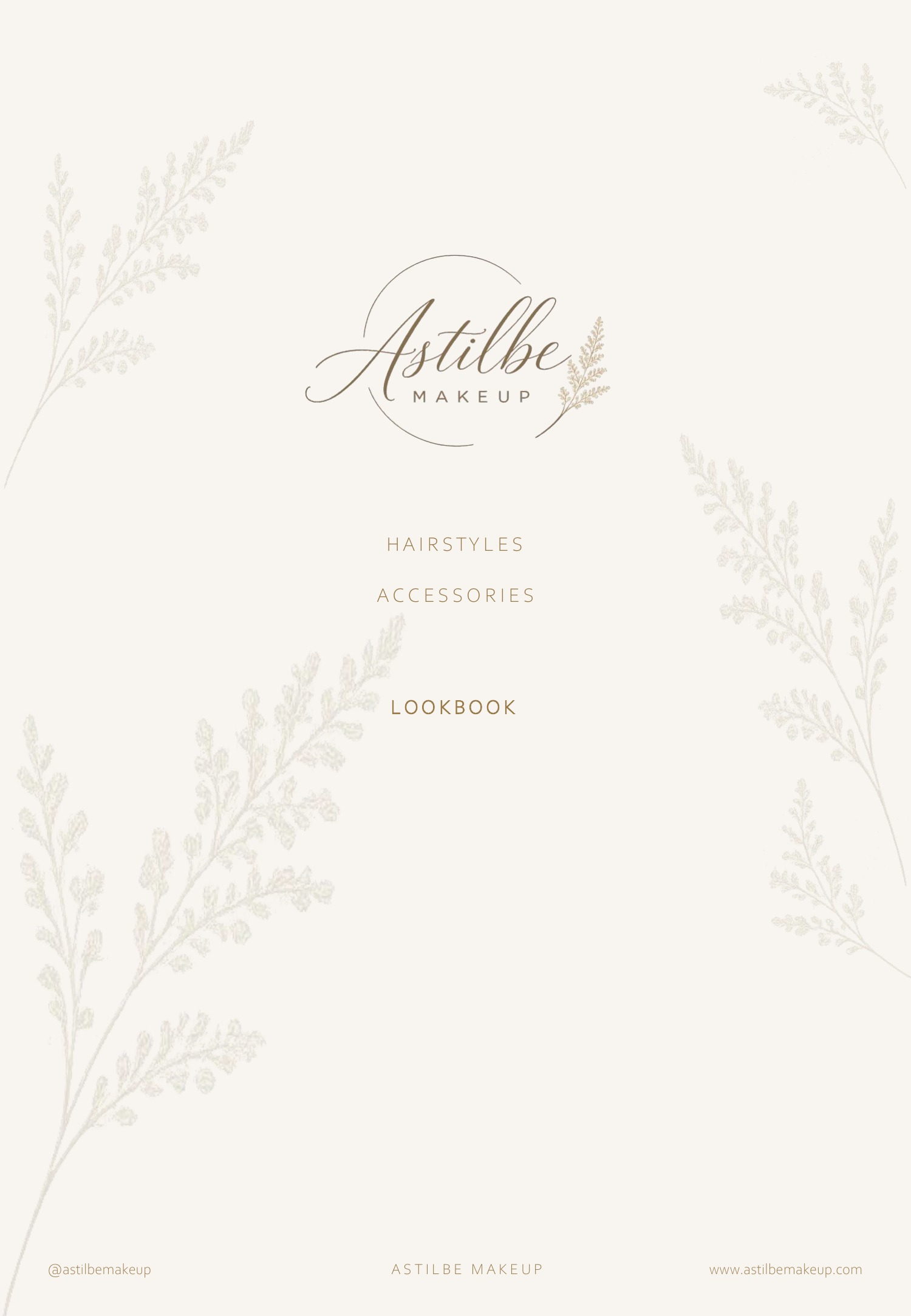 Astilbe Makeup hairstyle and hair accessories catalogue page 1