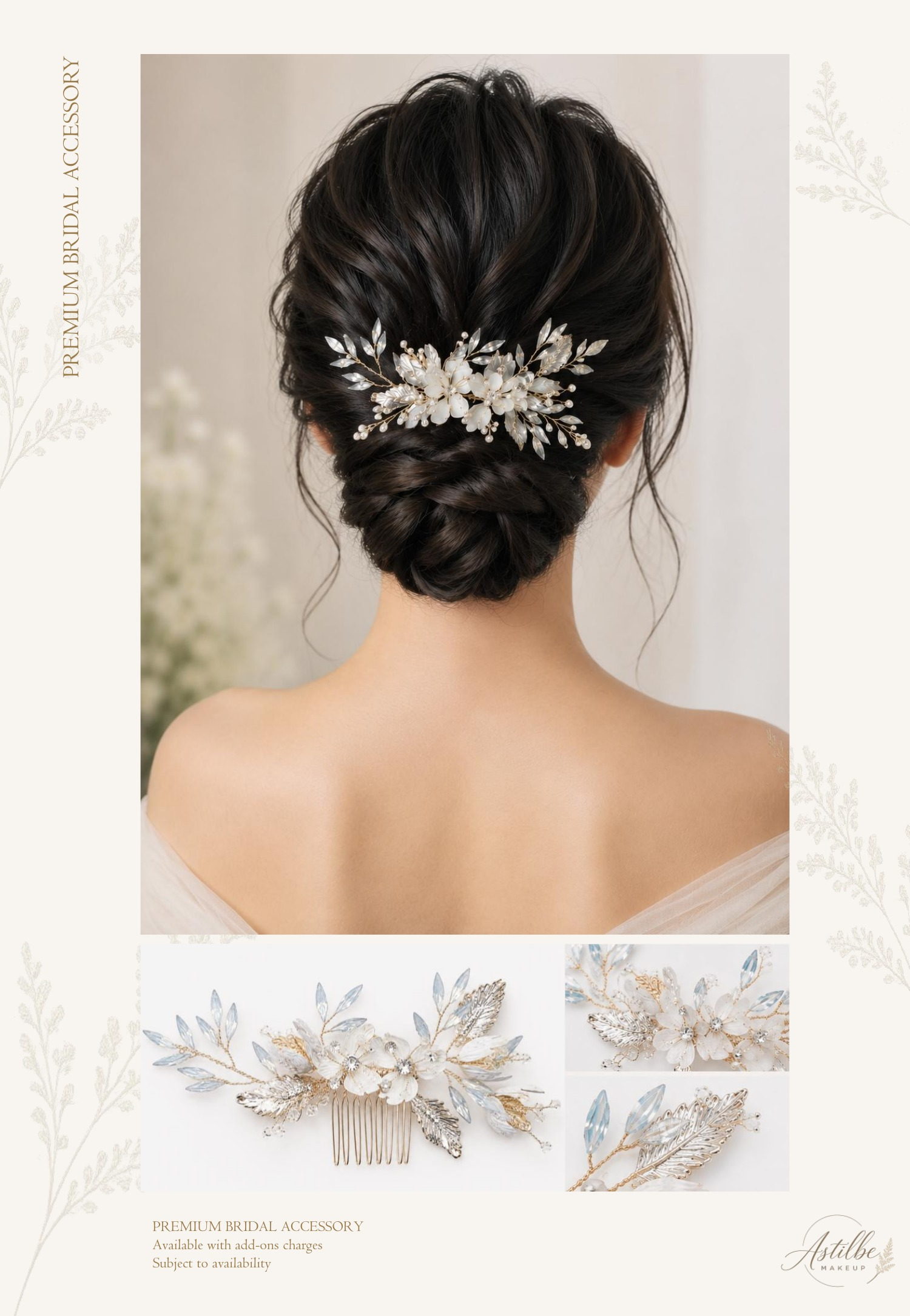 Astilbe Makeup hairstyle and hair accessories catalogue page 15