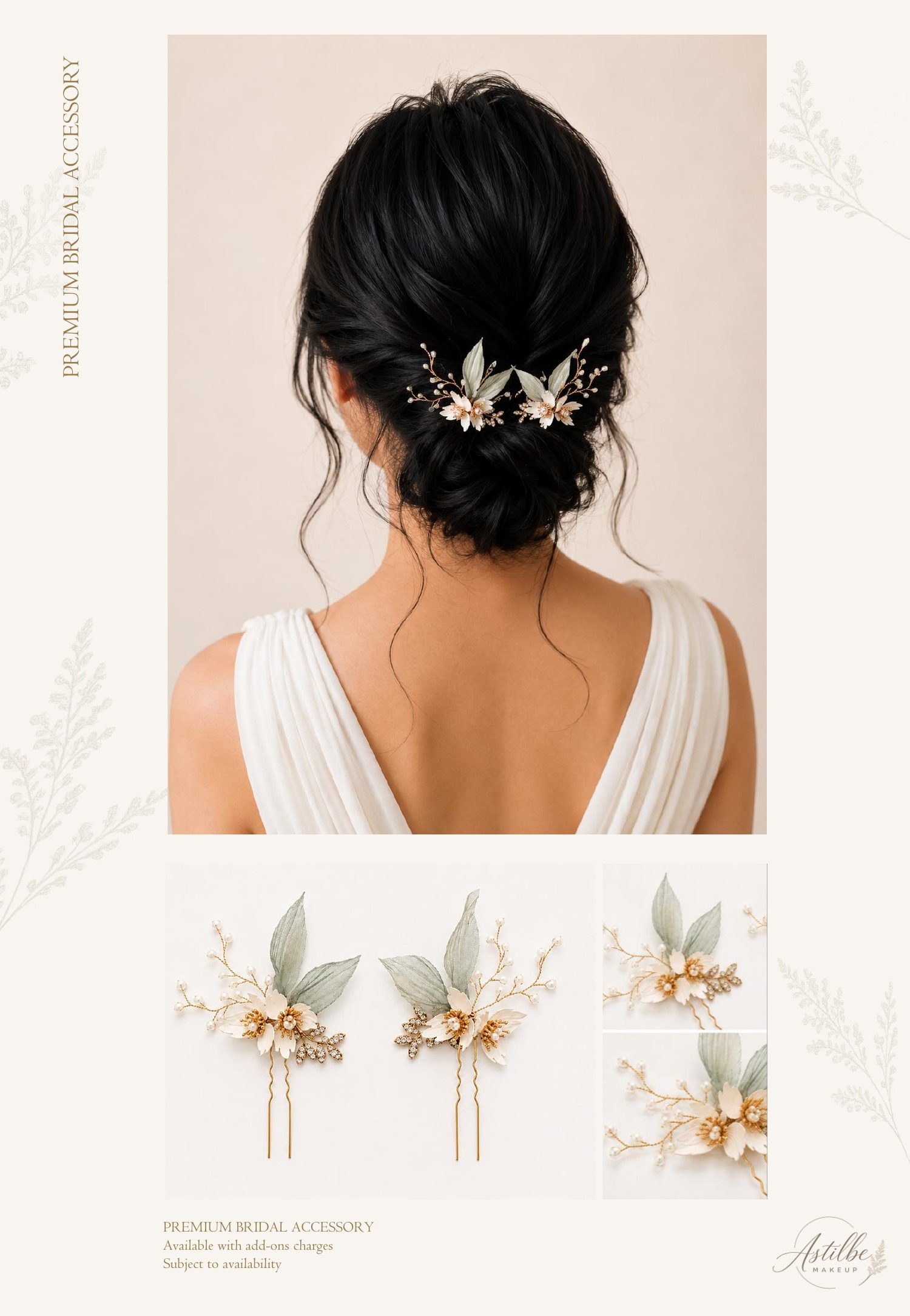 Astilbe Makeup hairstyle and hair accessories catalogue page 17