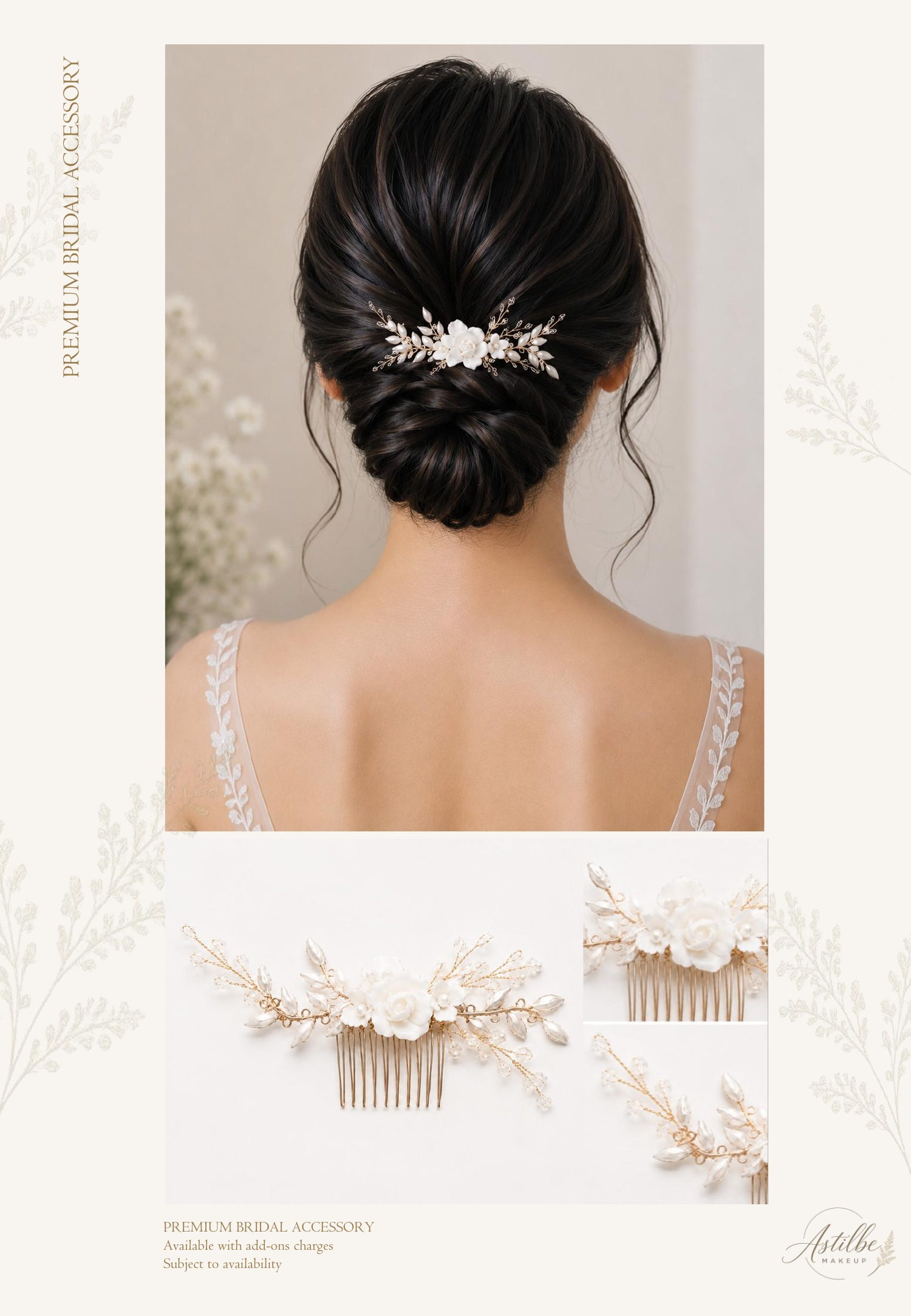 Astilbe Makeup hairstyle and hair accessories catalogue page 21