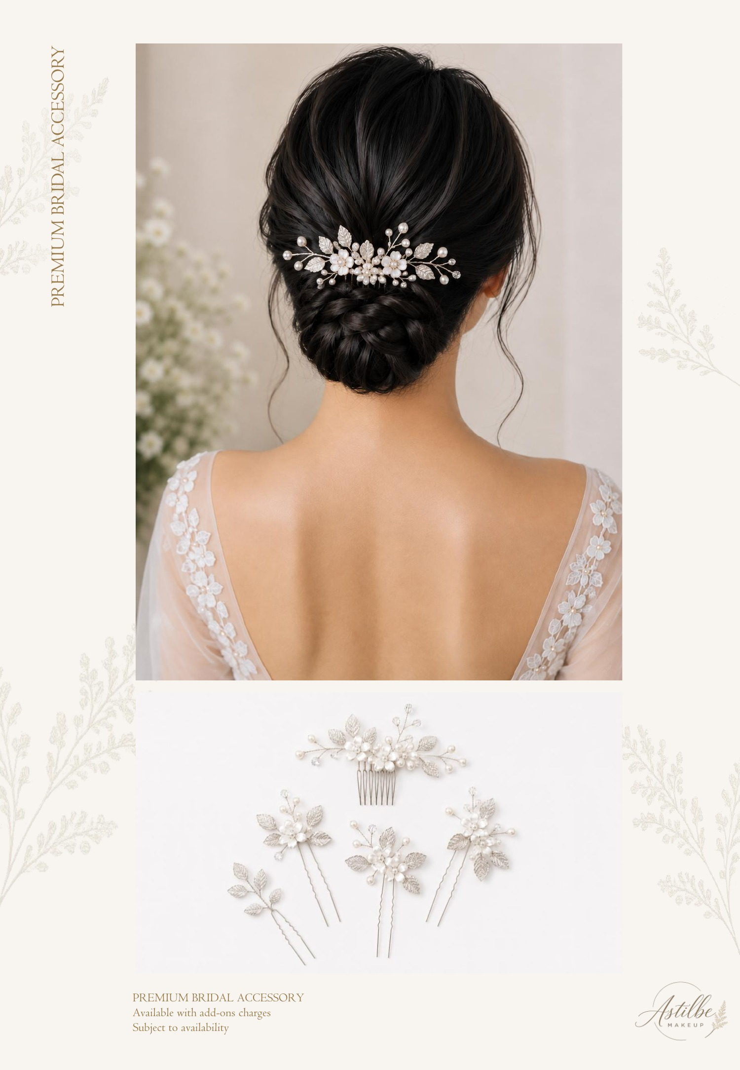Astilbe Makeup hairstyle and hair accessories catalogue page 35