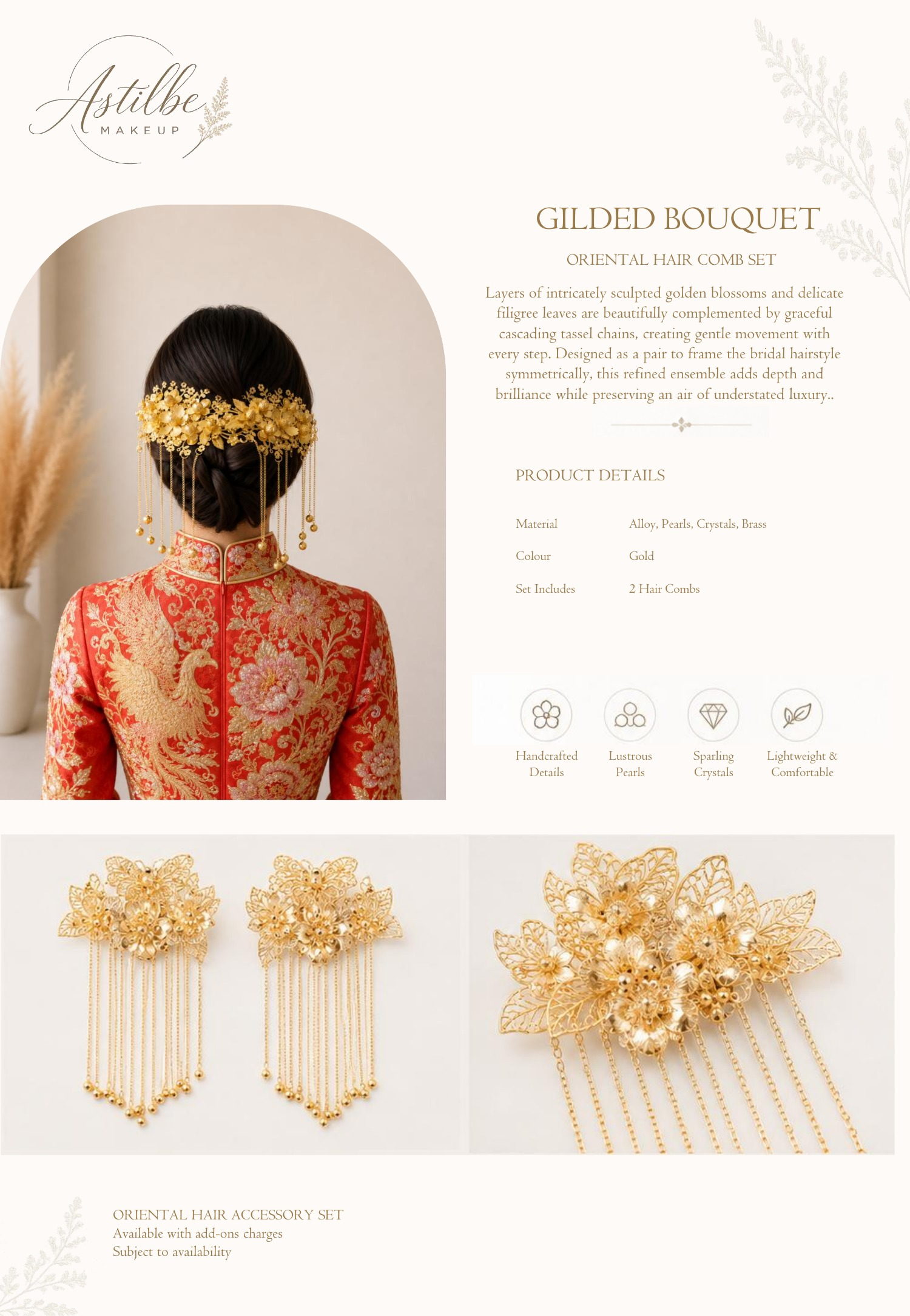 Astilbe Makeup hairstyle and hair accessories catalogue page 46